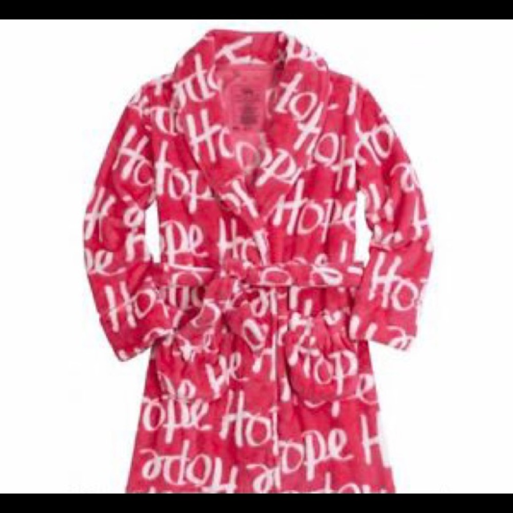 Justice Girl Pink Bath Robe Plush